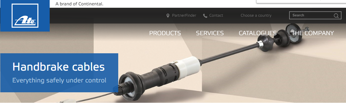 ATE Brake Cables 吃制动缆绳